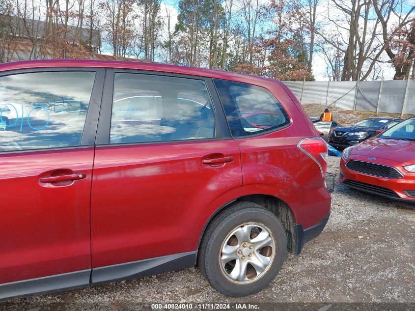 2014 Subaru Forester 2.5I VIN: JF2SJAACXEH508202 Lot: 40824010