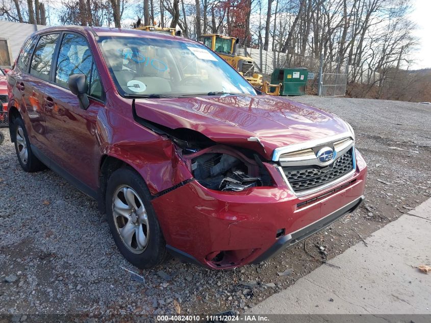 2014 Subaru Forester 2.5I VIN: JF2SJAACXEH508202 Lot: 40824010