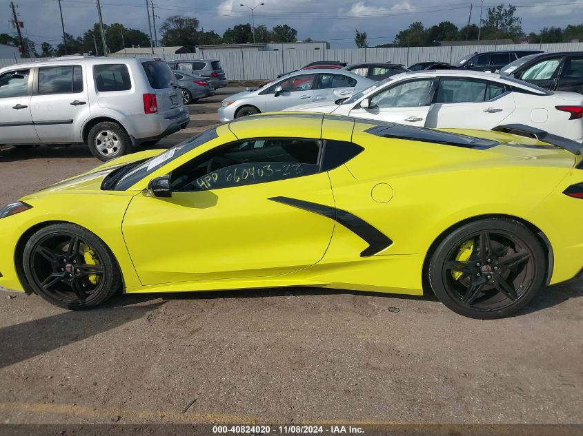 2021 Chevrolet Corvette Stingray Rwd 1Lt VIN: 1G1YA2D45M5122556 Lot: 40824020