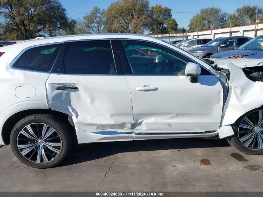 2022 Volvo Xc60 B5 Inscription VIN: YV4L12DLXN1909811 Lot: 40824099