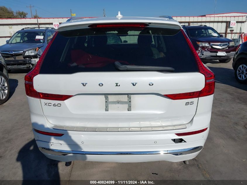 2022 Volvo Xc60 B5 Inscription VIN: YV4L12DLXN1909811 Lot: 40824099