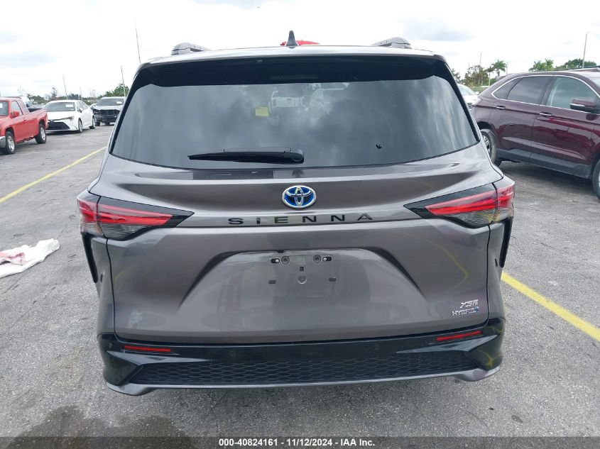 2022 Toyota Sienna Xse VIN: 5TDXRKEC0NS089723 Lot: 40824161