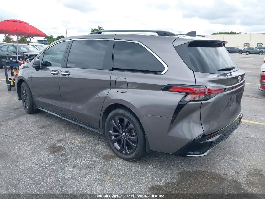 2022 Toyota Sienna Xse VIN: 5TDXRKEC0NS089723 Lot: 40824161