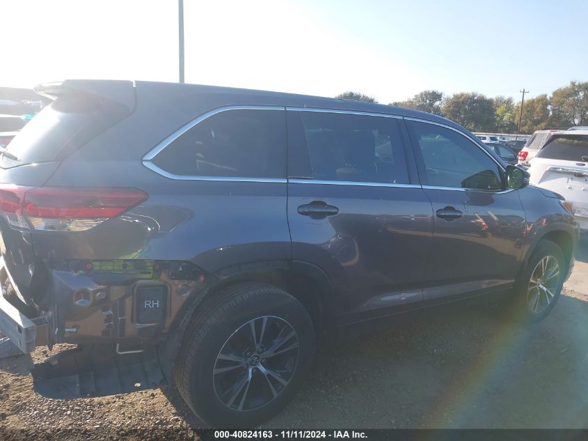 2019 Toyota Highlander Le VIN: 5TDZARFH0KS059636 Lot: 40824163