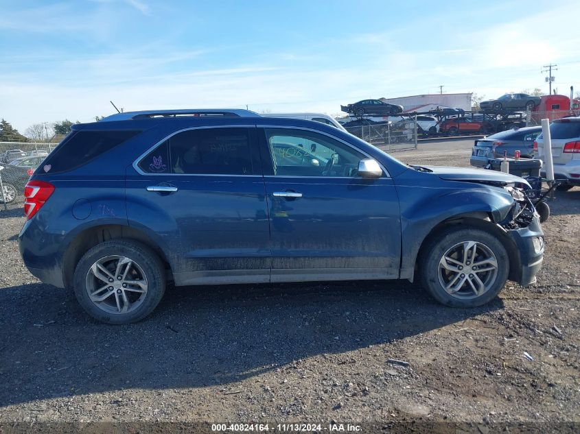 2016 Chevrolet Equinox Ltz VIN: 2GNALDEK4G6136900 Lot: 40824164