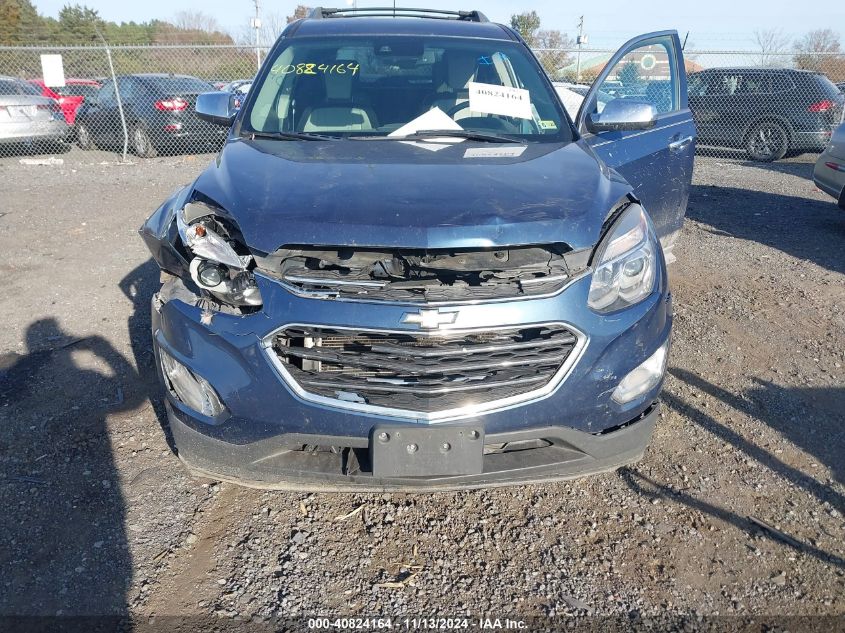 2016 Chevrolet Equinox Ltz VIN: 2GNALDEK4G6136900 Lot: 40824164