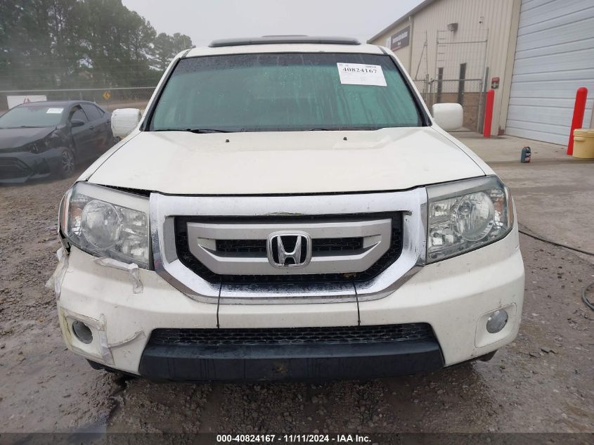 2011 Honda Pilot Touring VIN: 5FNYF3H91BB021014 Lot: 40824167