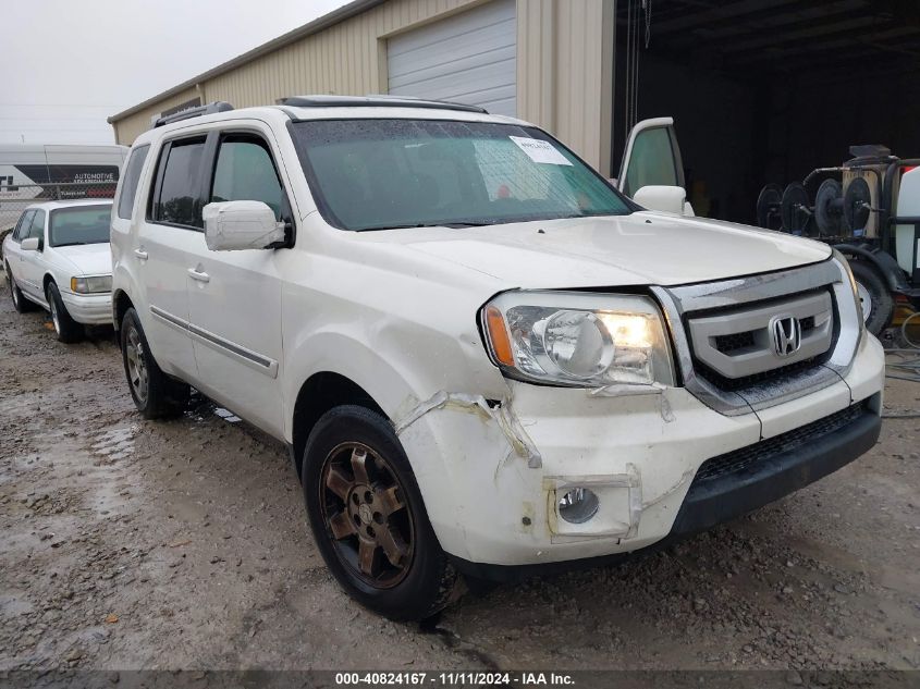 2011 Honda Pilot Touring VIN: 5FNYF3H91BB021014 Lot: 40824167