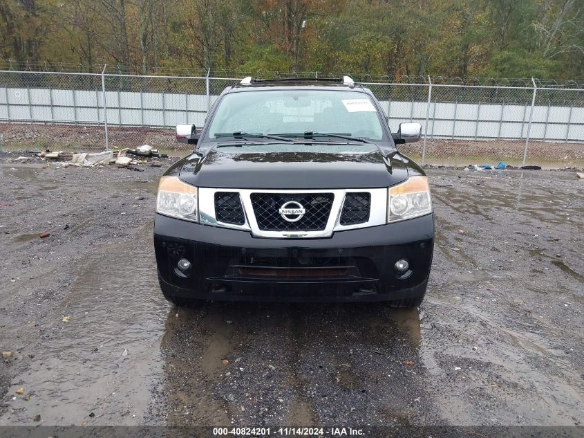 2012 Nissan Armada Platinum VIN: 5N1BA0NF6CN618610 Lot: 40824201