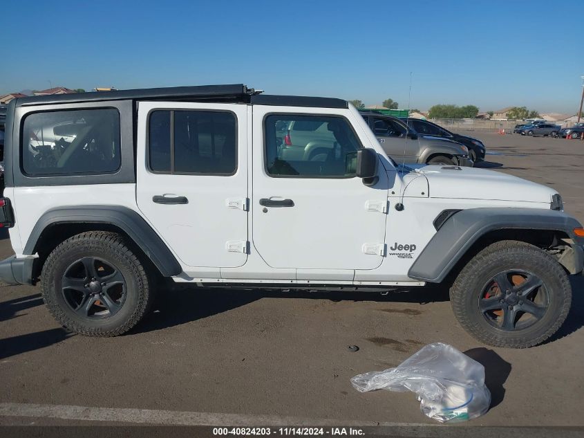 2018 Jeep Wrangler Unlimited Sport S 4X4 VIN: 1C4HJXDGXJW227274 Lot: 40824203