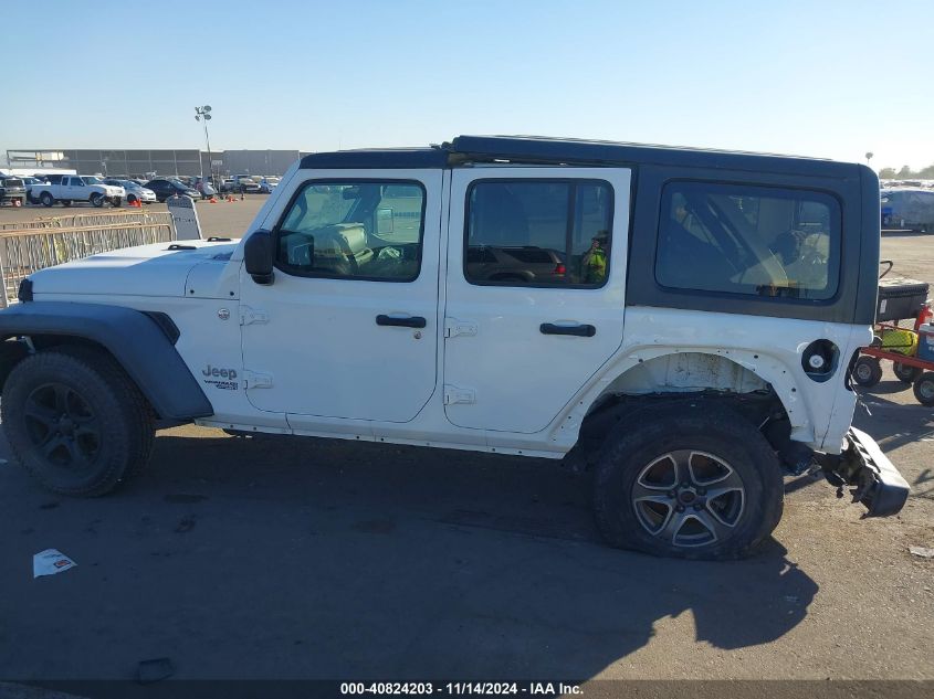 2018 Jeep Wrangler Unlimited Sport S 4X4 VIN: 1C4HJXDGXJW227274 Lot: 40824203