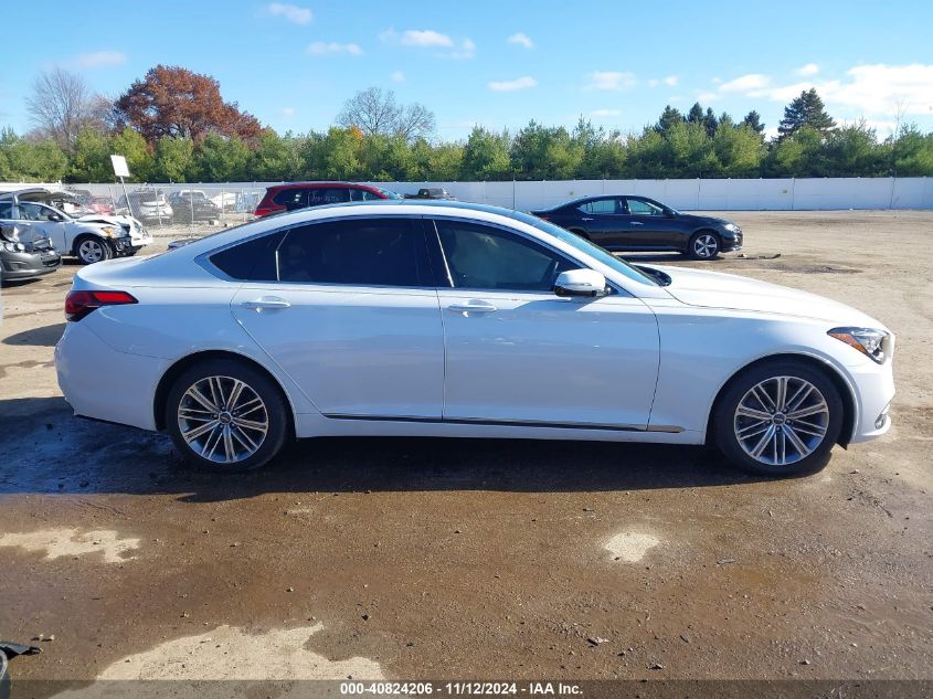 2018 Genesis G80 3.8 VIN: KMHGN4JE6JU254156 Lot: 40824206