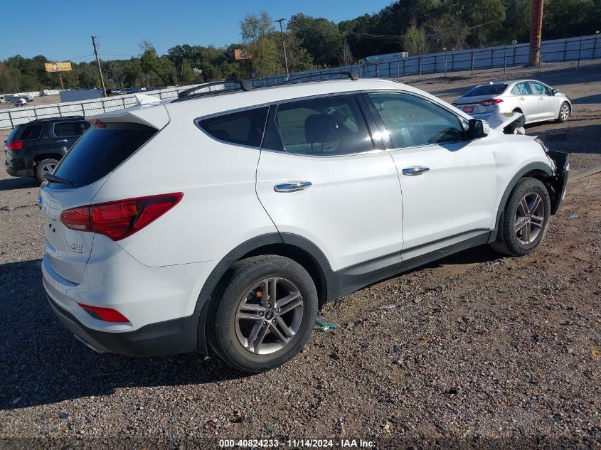 VIN 5NMZU3LB9JH089305 2018 HYUNDAI SANTA FE SPORT no.4