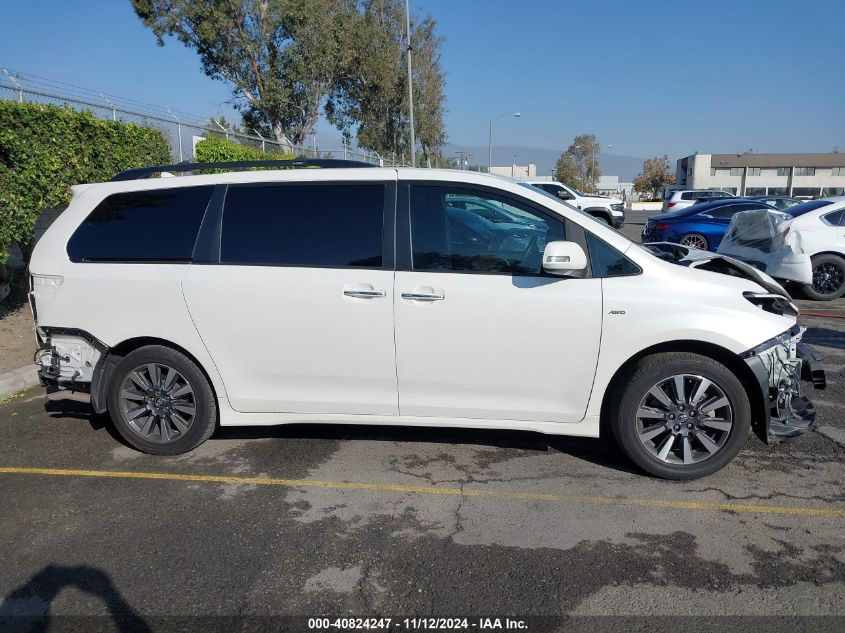 2019 Toyota Sienna Limited 7 Passenger VIN: 5TDDZ3DC1KS222592 Lot: 40824247