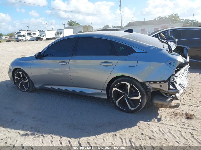 2021 Honda Accord Sport VIN: 1HGCV1F35MA034314 Lot: 40824253