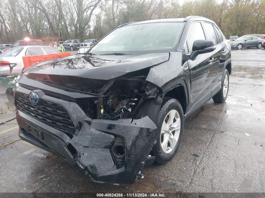 2019 Toyota Rav4 Hybrid Xle VIN: JTMRWRFV8KD019873 Lot: 40824285