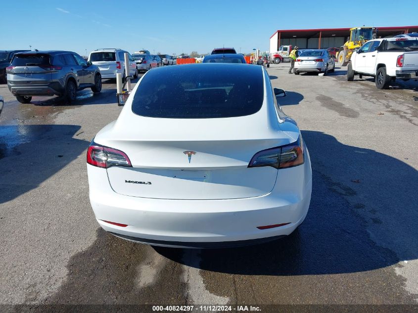 2021 Tesla Model 3 Standard Range Plus Rear-Wheel Drive VIN: 5YJ3E1EA6MF978497 Lot: 40824297