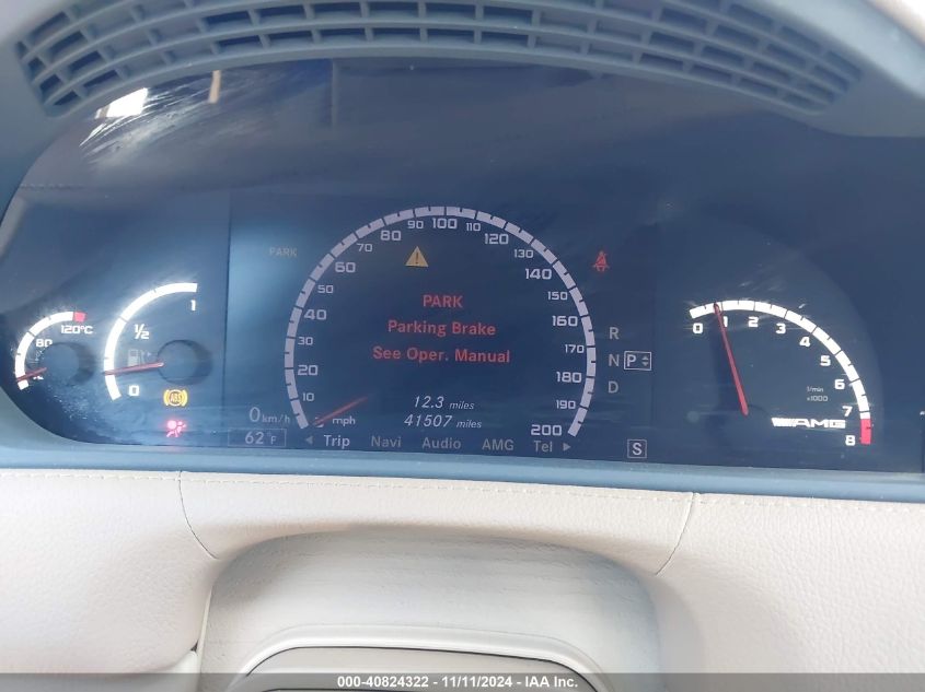 2008 Mercedes-Benz Cl 63 Amg VIN: WDDEJ77X08A016323 Lot: 40824322