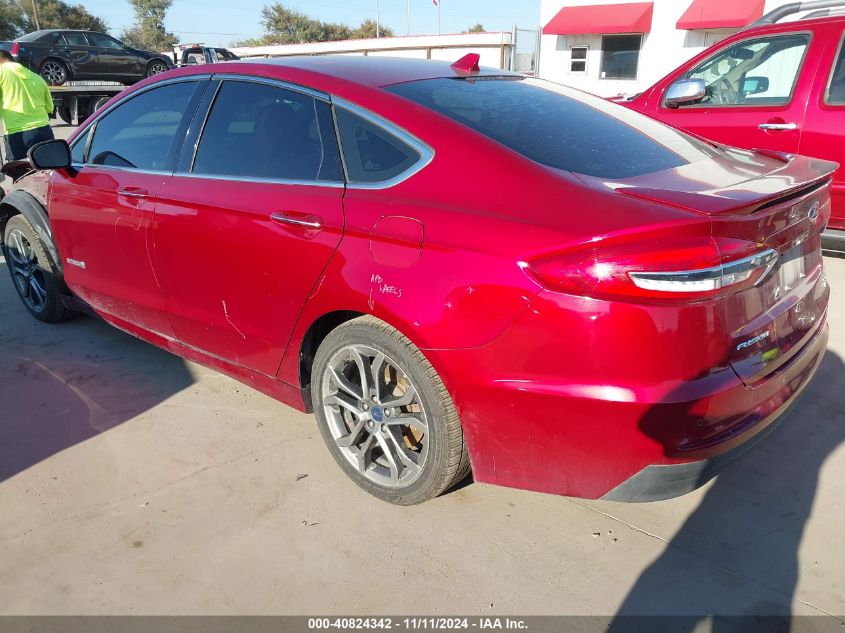 VIN 3FA6P0RU3KR235562 2019 FORD FUSION HYBRID no.3