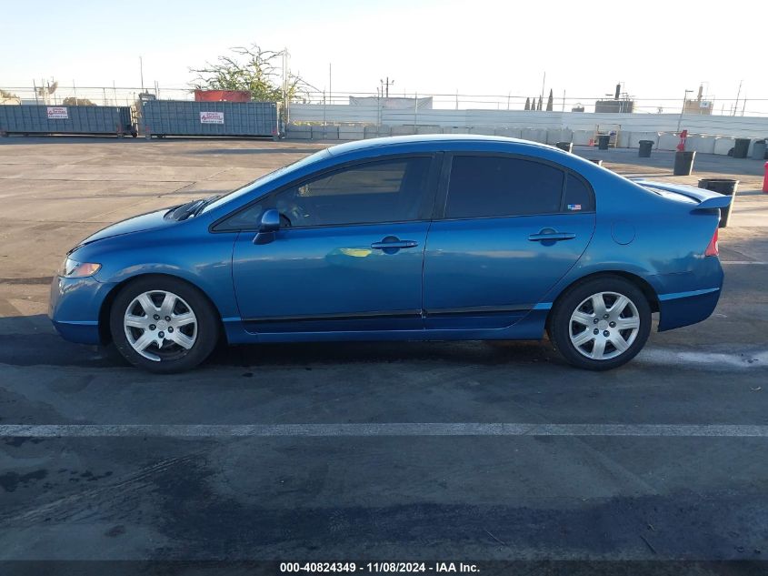 2007 Honda Civic Lx VIN: 2HGFA165X7H513408 Lot: 40824349