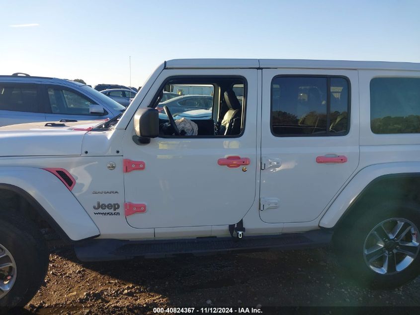 2019 Jeep Wrangler Unlimited Sahara 4X4 VIN: 1C4HJXEG5KW531547 Lot: 40824367