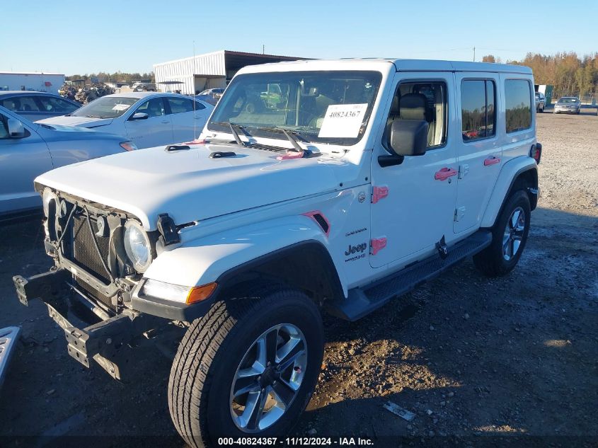 2019 Jeep Wrangler Unlimited Sahara 4X4 VIN: 1C4HJXEG5KW531547 Lot: 40824367