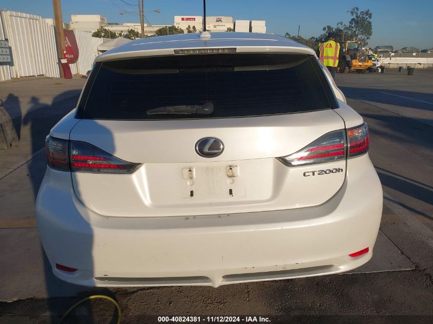 2012 Lexus Ct 200H Premium VIN: JTHKD5BH3C2103174 Lot: 40824381