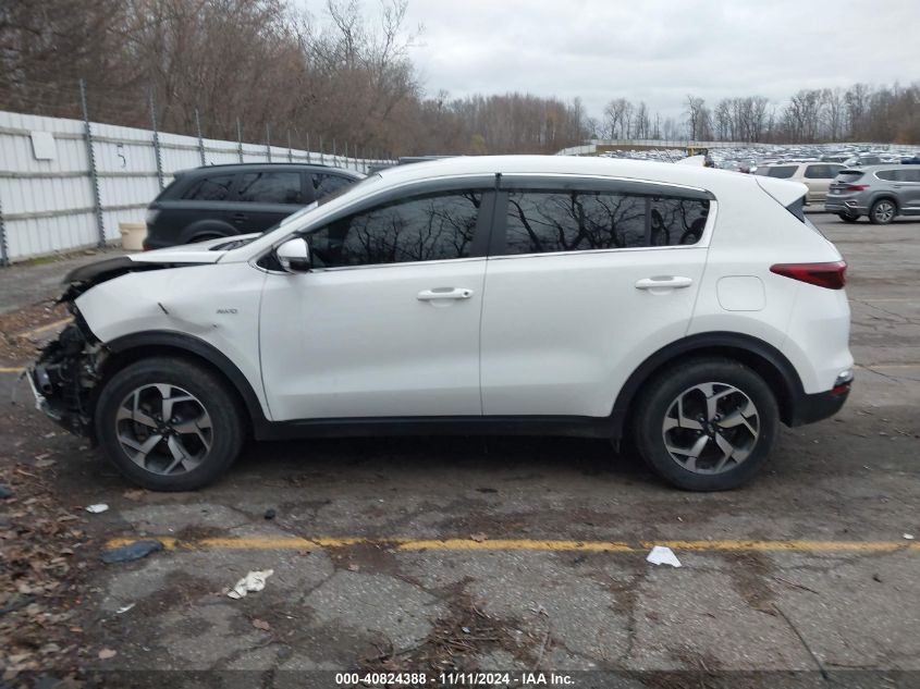 2021 Kia Sportage Lx VIN: KNDPMCAC1M7861553 Lot: 40824388