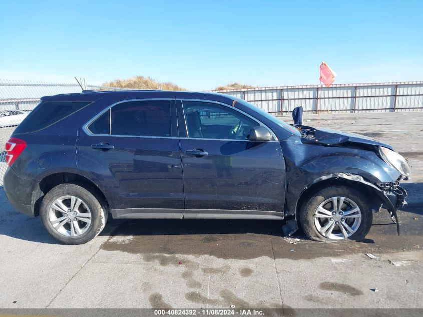 2017 Chevrolet Equinox Ls VIN: 2GNALBEK3H1562614 Lot: 40824392