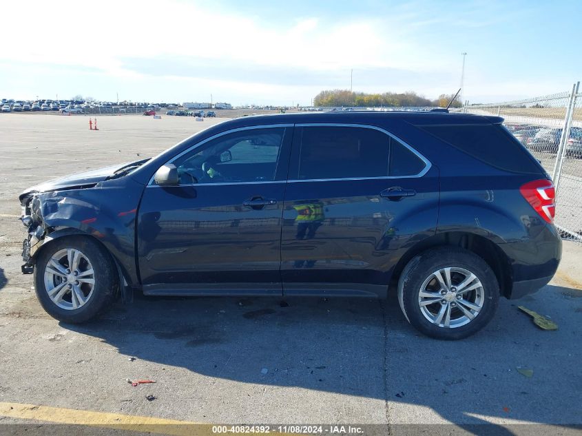 2017 Chevrolet Equinox Ls VIN: 2GNALBEK3H1562614 Lot: 40824392