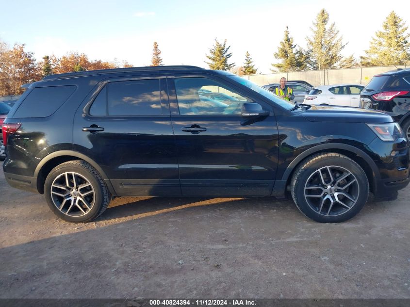 2018 Ford Explorer Sport VIN: 1FM5K8GT2JGB40425 Lot: 40824394