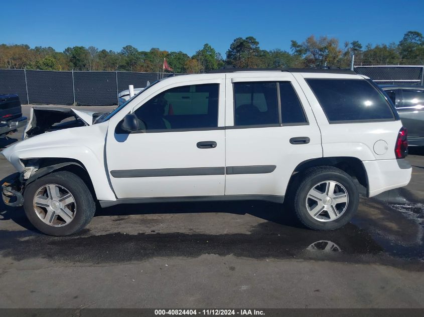 2005 Chevrolet Trailblazer Ls VIN: 1GNDT13S252267090 Lot: 40824404