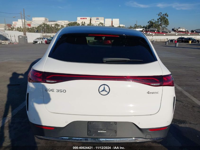 2024 Mercedes-Benz Eqe 350 Suv 4Matic VIN: 4JGGM1CB9RA058603 Lot: 40824421