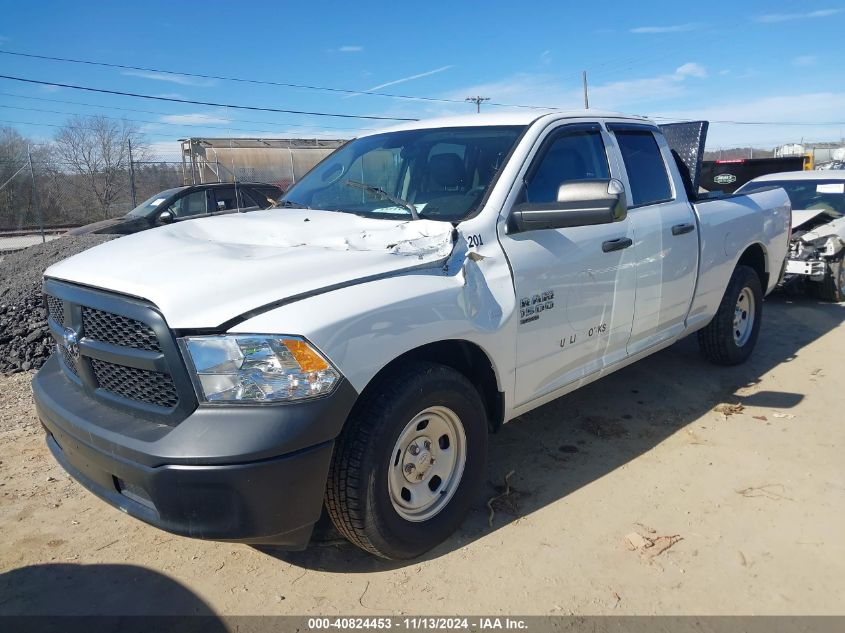 2022 Ram 1500 Classic Tradesman 4X4 6'4 Box VIN: 1C6RR7FT5NS200138 Lot: 40824453