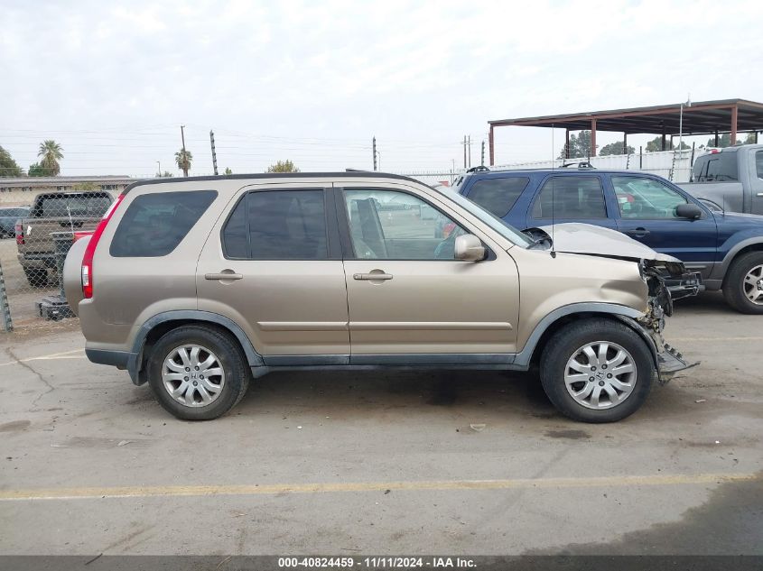 2005 Honda Cr-V Se VIN: JHLRD78925C045456 Lot: 40824459