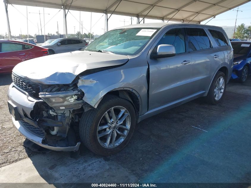 2021 Dodge Durango Gt Awd VIN: 1C4RDJDG1MC602421 Lot: 40824460