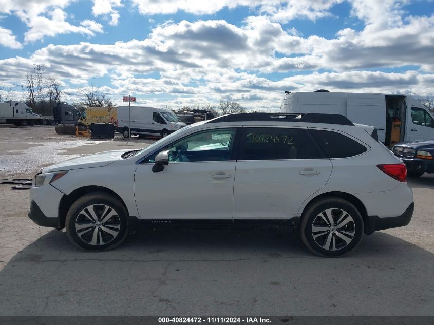 2018 Subaru Outback 2.5I Limited VIN: 4S4BSANC1J3281166 Lot: 40824472