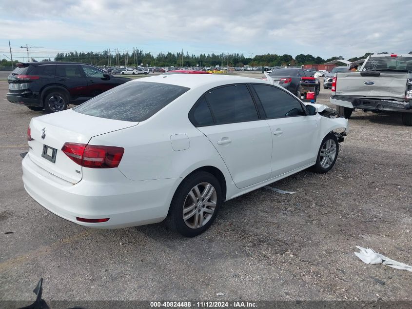 2018 Volkswagen Jetta 1.4T S VIN: 3VW2B7AJ7JM208312 Lot: 40824488