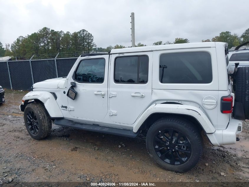 2022 Jeep Wrangler Unlimited High Altitude 4X4 VIN: 1C4HJXEN2NW138981 Lot: 40824506