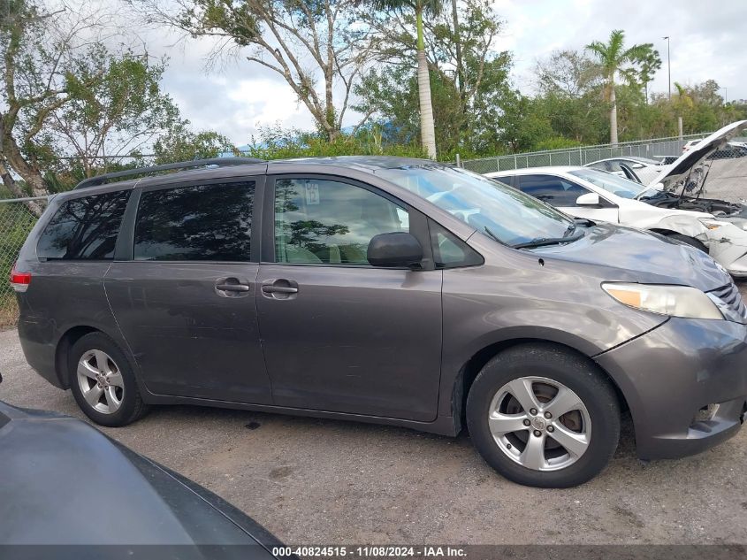 2014 Toyota Sienna Le V6 8 Passenger VIN: 5TDKK3DC0ES476262 Lot: 40824515