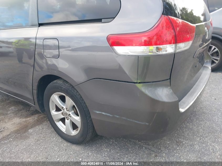 2014 Toyota Sienna Le V6 8 Passenger VIN: 5TDKK3DC0ES476262 Lot: 40824515