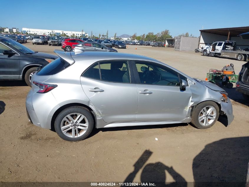 2019 Toyota Corolla Se VIN: JTNK4RBE0K3003312 Lot: 40824524