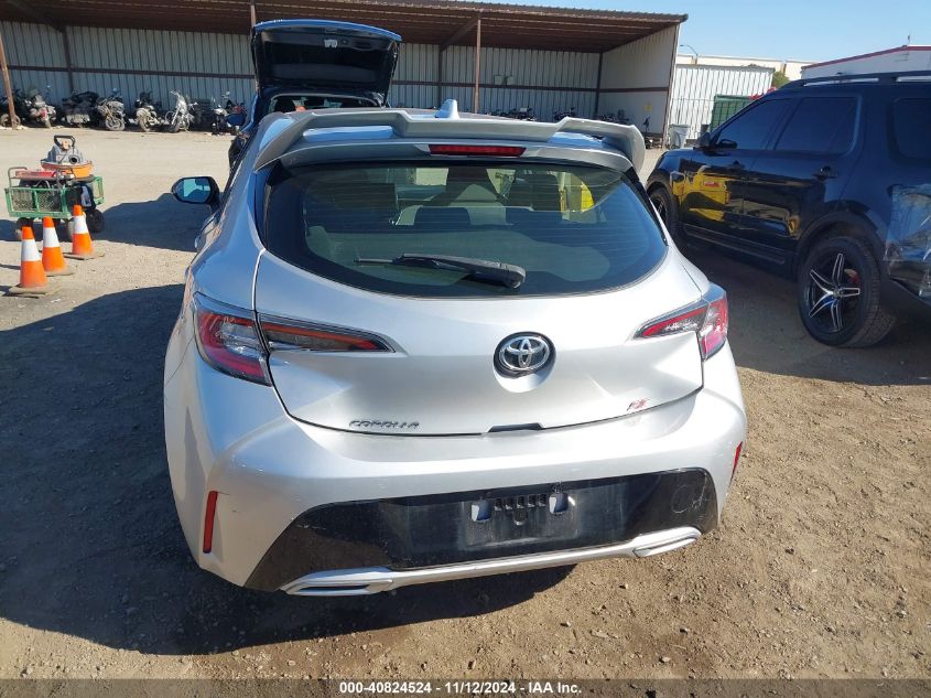 2019 Toyota Corolla Se VIN: JTNK4RBE0K3003312 Lot: 40824524