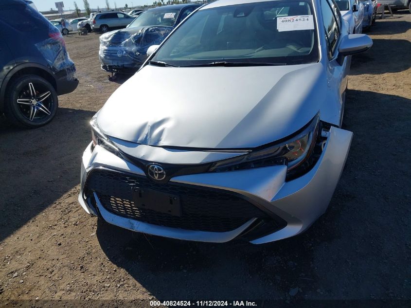 2019 Toyota Corolla Se VIN: JTNK4RBE0K3003312 Lot: 40824524