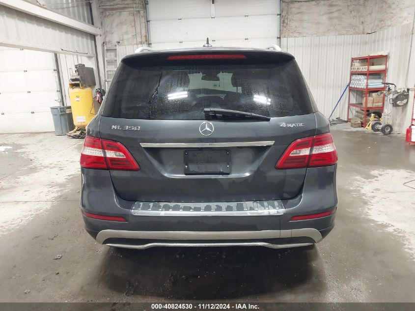 2012 Mercedes-Benz Ml 350 4Matic VIN: 4JGDA5HB1CA035092 Lot: 40824530