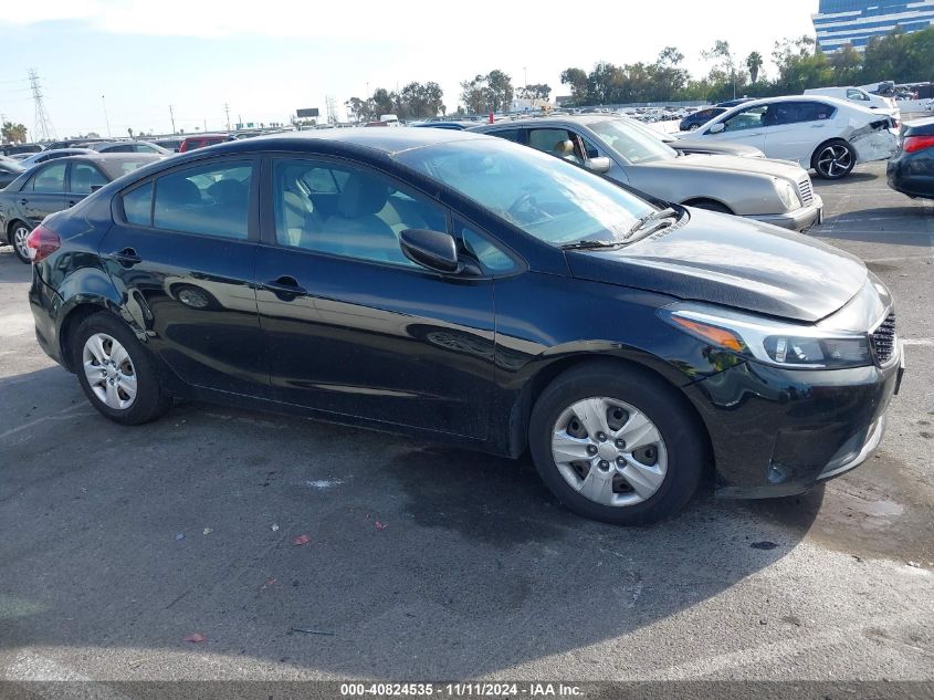 2017 Kia Forte Lx VIN: 3KPFK4A75HE092877 Lot: 40824535