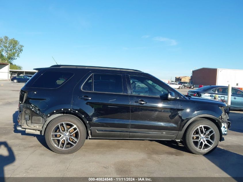 2018 Ford Explorer Sport VIN: 1FM5K8GT7JGC26104 Lot: 40824545