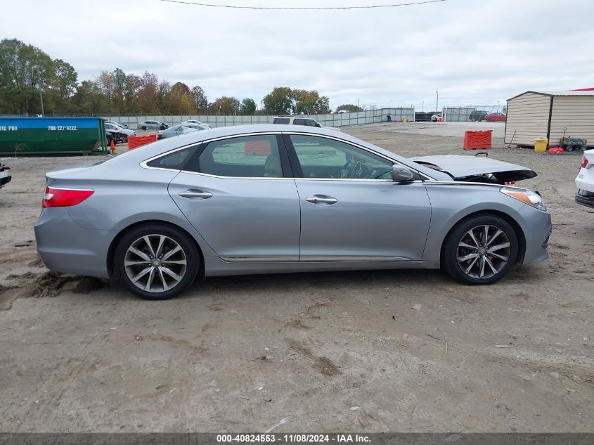 2016 Hyundai Azera VIN: KMHFG4JG4GA518072 Lot: 40824553