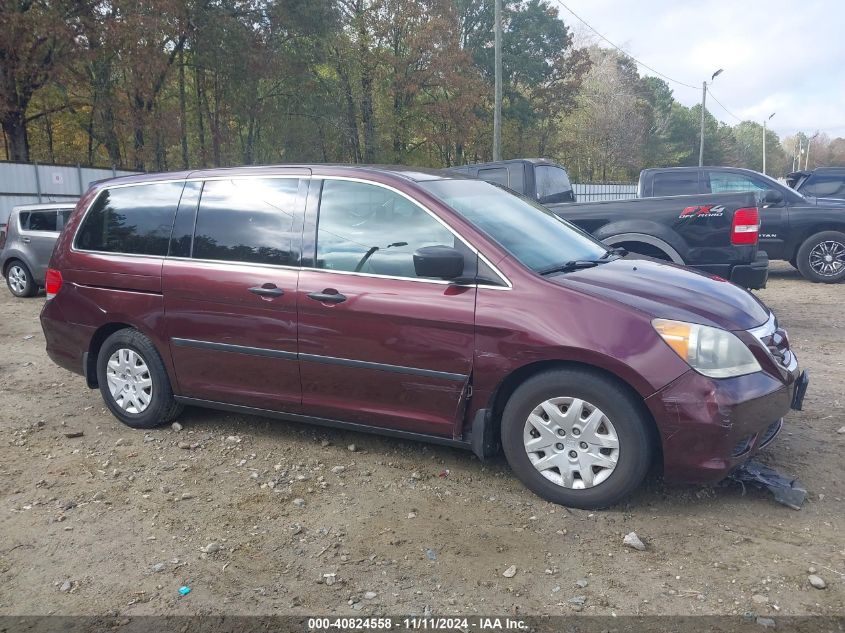 2009 Honda Odyssey Lx VIN: 5FNRL38229B041248 Lot: 40824558