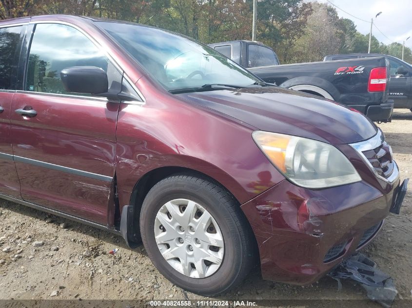 2009 Honda Odyssey Lx VIN: 5FNRL38229B041248 Lot: 40824558